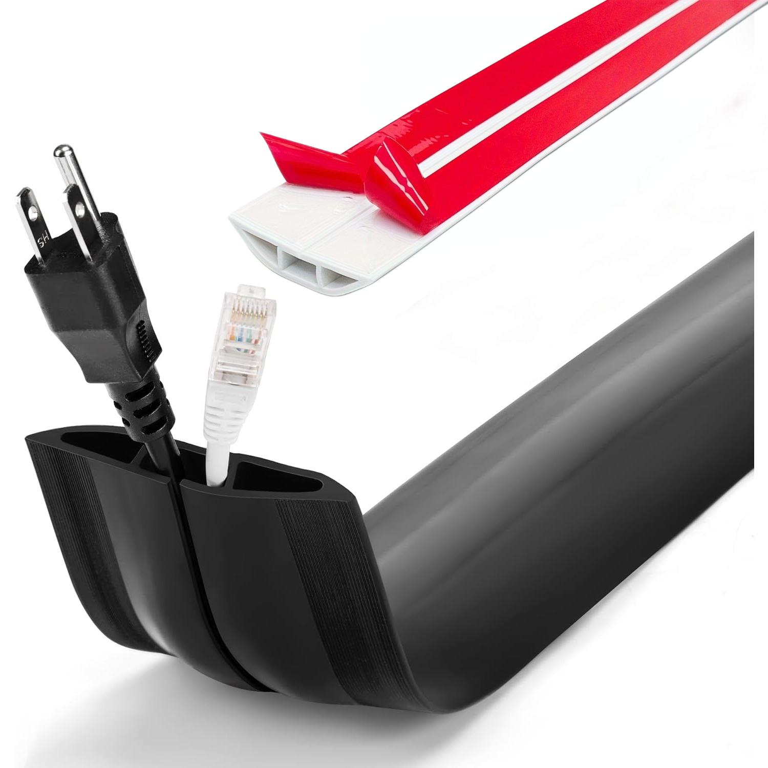 1Pc 1M Pvc Floor Wire Cover Self-adhesive Power Cable Protector Extension Electric Wire Duct Slot Cable Sleeves Hider Covers 10mm&1m чёрный
1Pc 1M Pvc Floor Wire Cover Self-adhesive Power Cable Protector Extension Electric Wire Duct Slot Cable Sleeves Hider Covers 10mm&1m чёрный