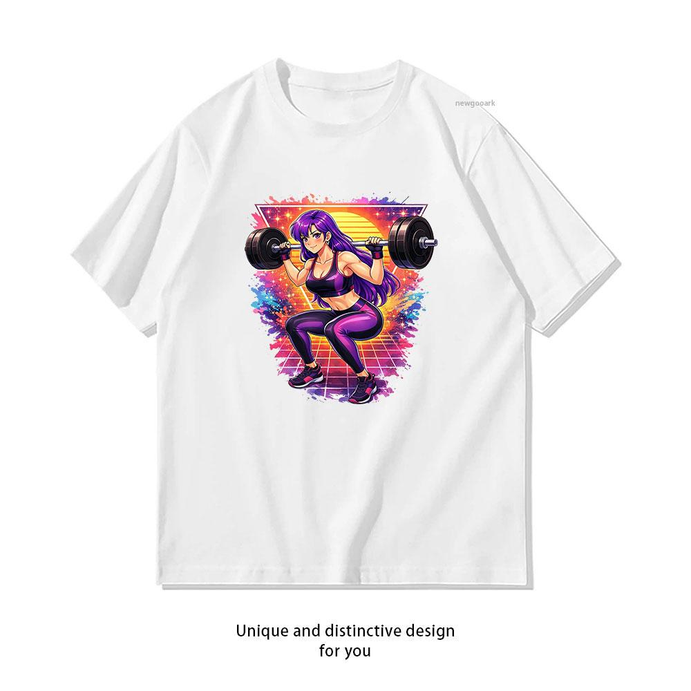 Never Quit Power Squat Retro Anime Workout tshirt Women Unisex Casual cotton graphic t shirts Adult tops tee Shortsleev 4XL
Never Quit Power Squat Retro Anime Workout tshirt Women Unisex Casual cotton graphic t shirts Adult tops tee Shortsleev 4XL