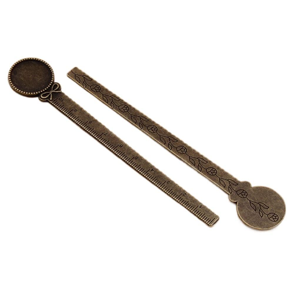 Cabochon Base Antique Bookmark Ruler Bronze Bookmark DIY Ruler Book Cilp School Supplies B
Cabochon Base Antique Bookmark Ruler Bronze Bookmark DIY Ruler Book Cilp School Supplies B