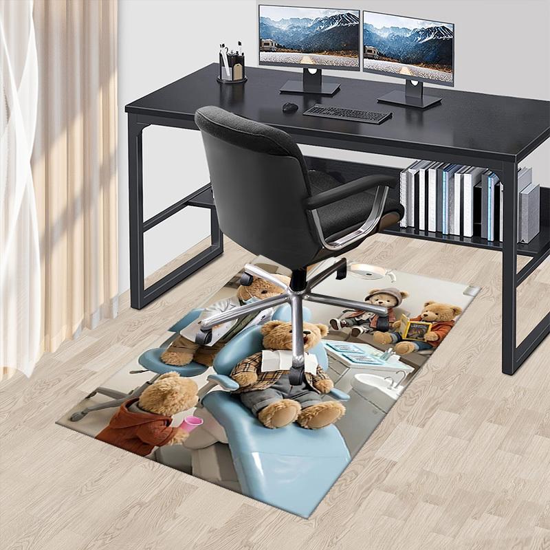 1pc Teddy Bear Dentist Office Chair Mat - Anime Cartoon Design, Non-Slip Carpet for Home Decor, Seasonal Gift, Suitable for Office, Living Room, Bedro 60cm by 90cm
1pc Teddy Bear Dentist Office Chair Mat - Anime Cartoon Design, Non-Slip Carpet for Home Decor, Seasonal Gift, Suitable for Office, Living Room, Bedro 60cm by 90cm