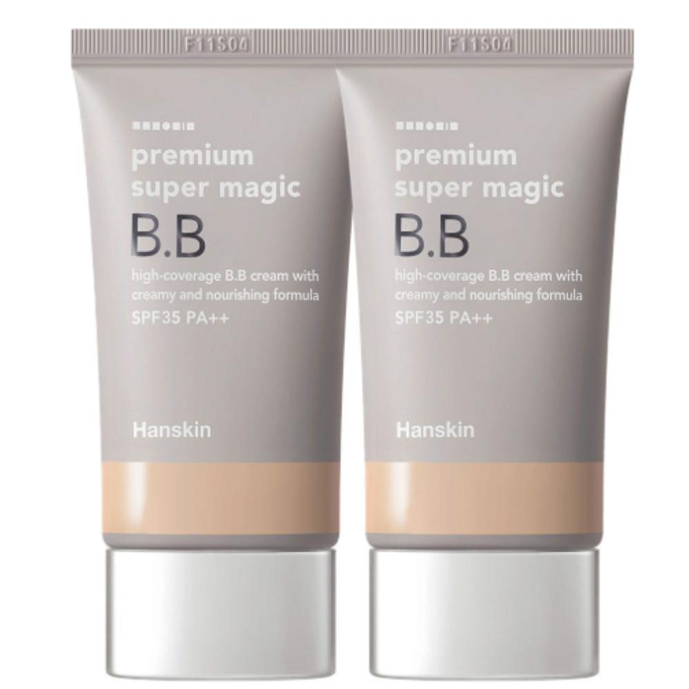 Hanskin Premium Super Magic BB Cream SPF35 PA++ 45g 1+1 Set
Hanskin Premium Super Magic BB Cream SPF35 PA++ 45g 1+1 Set