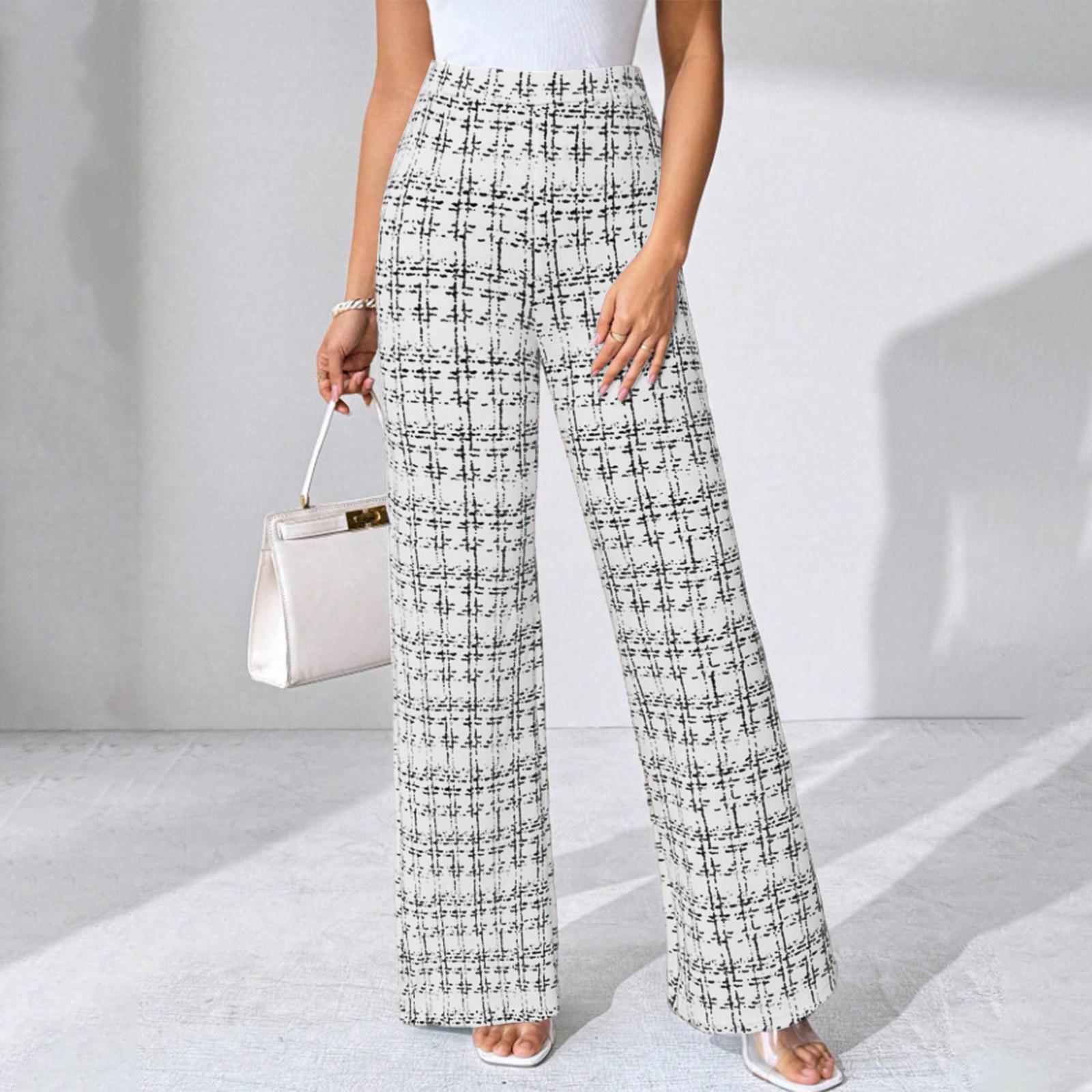 Women s Comfortable Woven Plaid High-Waisted Straight Leg Trousers For Winter XL
Women s Comfortable Woven Plaid High-Waisted Straight Leg Trousers For Winter XL