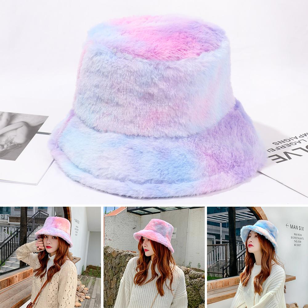 Rainbow Outdoor Vacation Women Fishing Caps Tie-Dye Bucket Hats Faux Fur Cap Winter Warm Hat
Rainbow Outdoor Vacation Women Fishing Caps Tie-Dye Bucket Hats Faux Fur Cap Winter Warm Hat