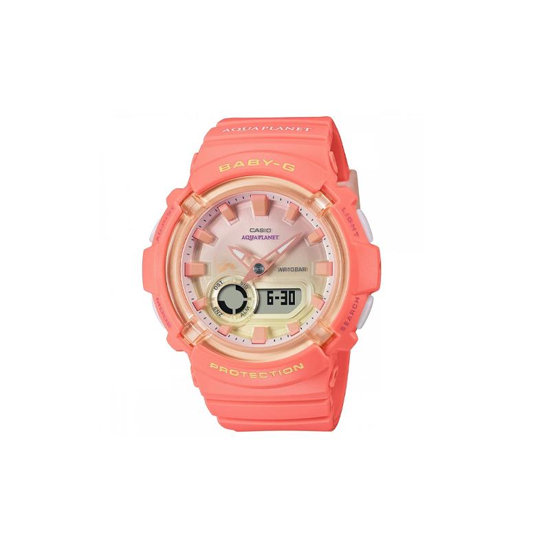 Casio CASIOBABY-G Series Sun Coral Hermit Crab Environmentally Friendly Theme Waterproof and Impact Resistant Movement Quartz Movement BGA-280AQ-4AJR помаранчевий
Casio CASIOBABY-G Series Sun Coral Hermit Crab Environmentally Friendly Theme Waterproof and Impact Resistant Movement Quartz Movement BGA-280AQ-4AJR помаранчевий