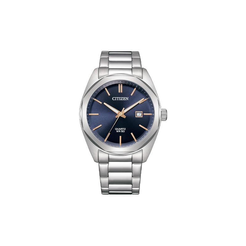 CITIZEN 50 meters waterproof, luminous hands, Quartz, Steel Strap, , men s watch, blue dial BI5110-54H синій
CITIZEN 50 meters waterproof, luminous hands, Quartz, Steel Strap, , men s watch, blue dial BI5110-54H синій