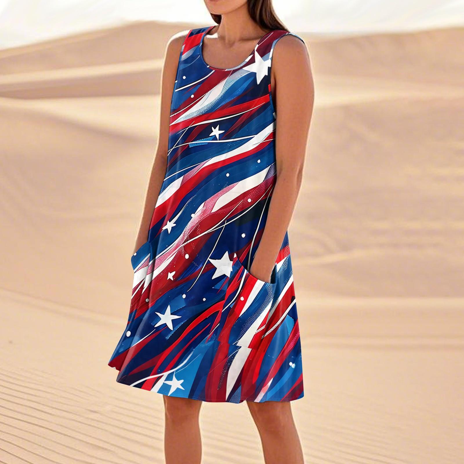 Літні сукні для жінок Вільні пляжні повсякденні сарафани без рукавів з кишенями Сукня-майка XL Темно-синій
Літні сукні для жінок Вільні пляжні повсякденні сарафани без рукавів з кишенями Сукня-майка XL Темно-синій