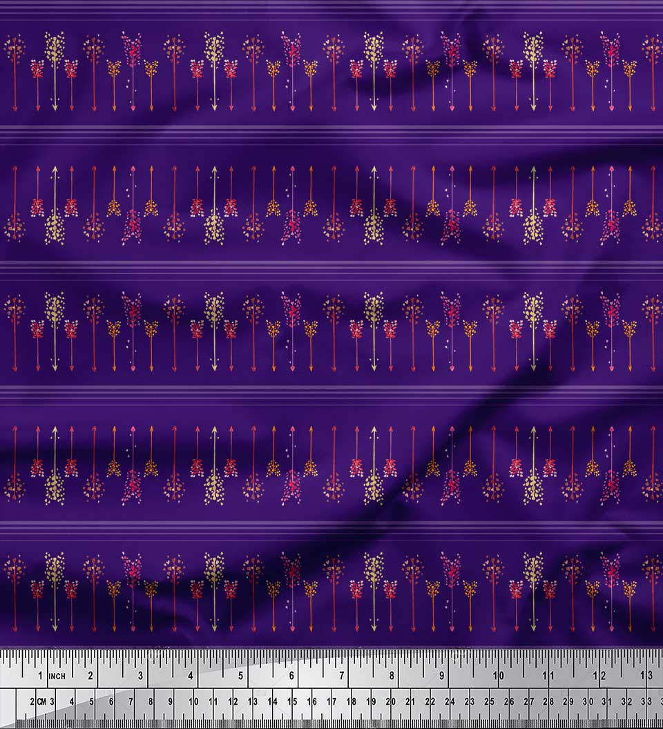 Тканина Soimoi Black Poly Crepe Fabric Hearts & Arrow Print Тканина на метри 42 дюйма 42 Inch Wide - Poly Crepe фіолетовий
Тканина Soimoi Black Poly Crepe Fabric Hearts & Arrow Print Тканина на метри 42 дюйма 42 Inch Wide - Poly Crepe фіолетовий