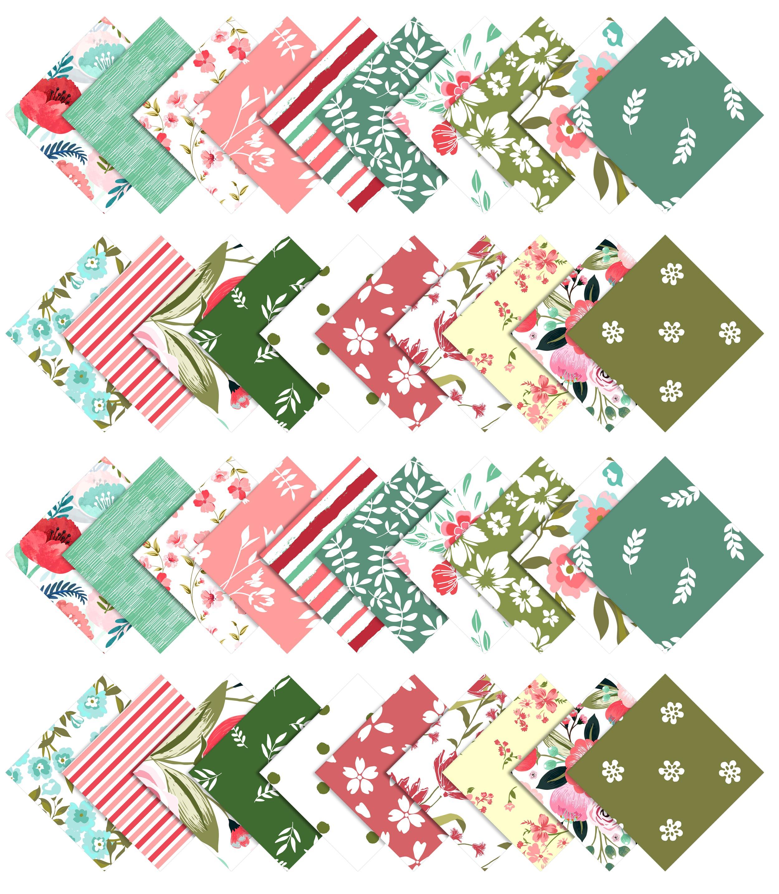 Soimoi Florals Print Precut 5-inch Cotton Fabric Quilting Squares Charm Pack DIY Печворк Шиття Craft- 5x5 inches різнокольоровий
Soimoi Florals Print Precut 5-inch Cotton Fabric Quilting Squares Charm Pack DIY Печворк Шиття Craft- 5x5 inches різнокольоровий