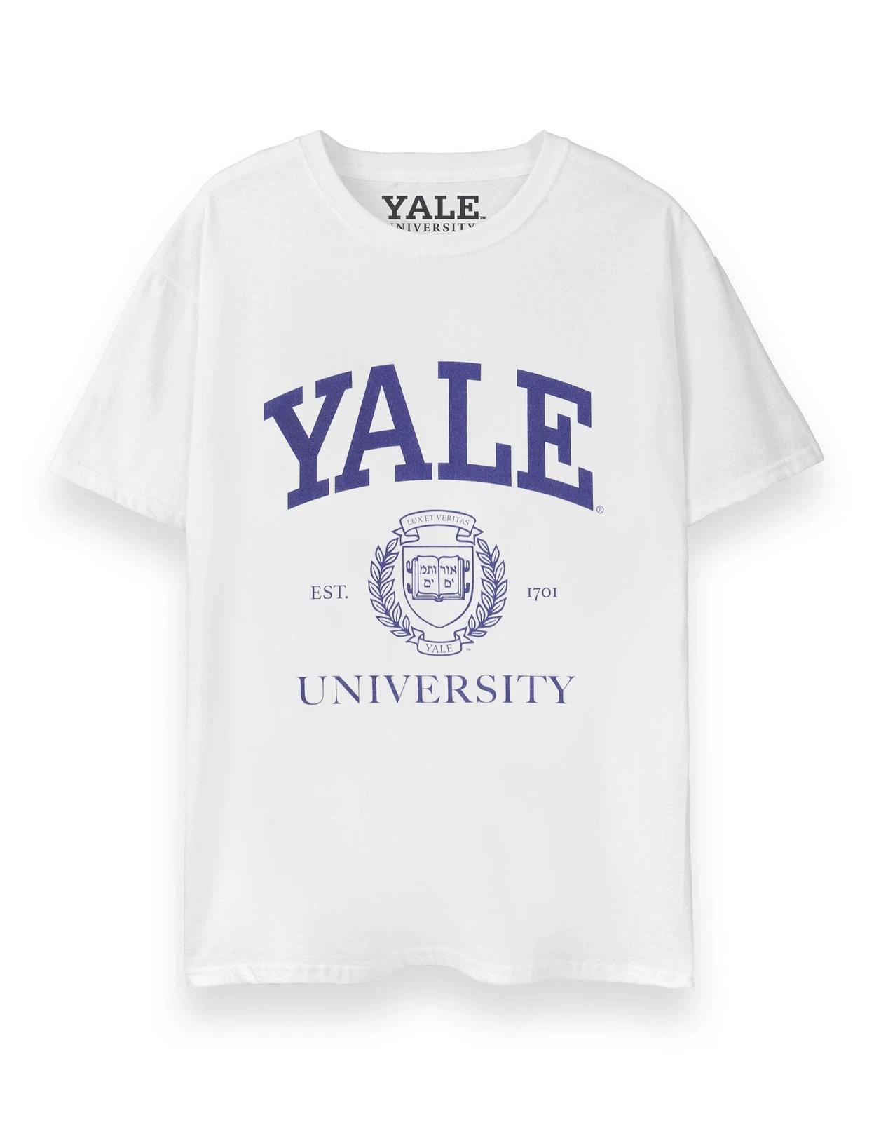 Yale White Crest Logo Short Sleeved T-Shirt Unisex XL
Yale White Crest Logo Short Sleeved T-Shirt Unisex XL
