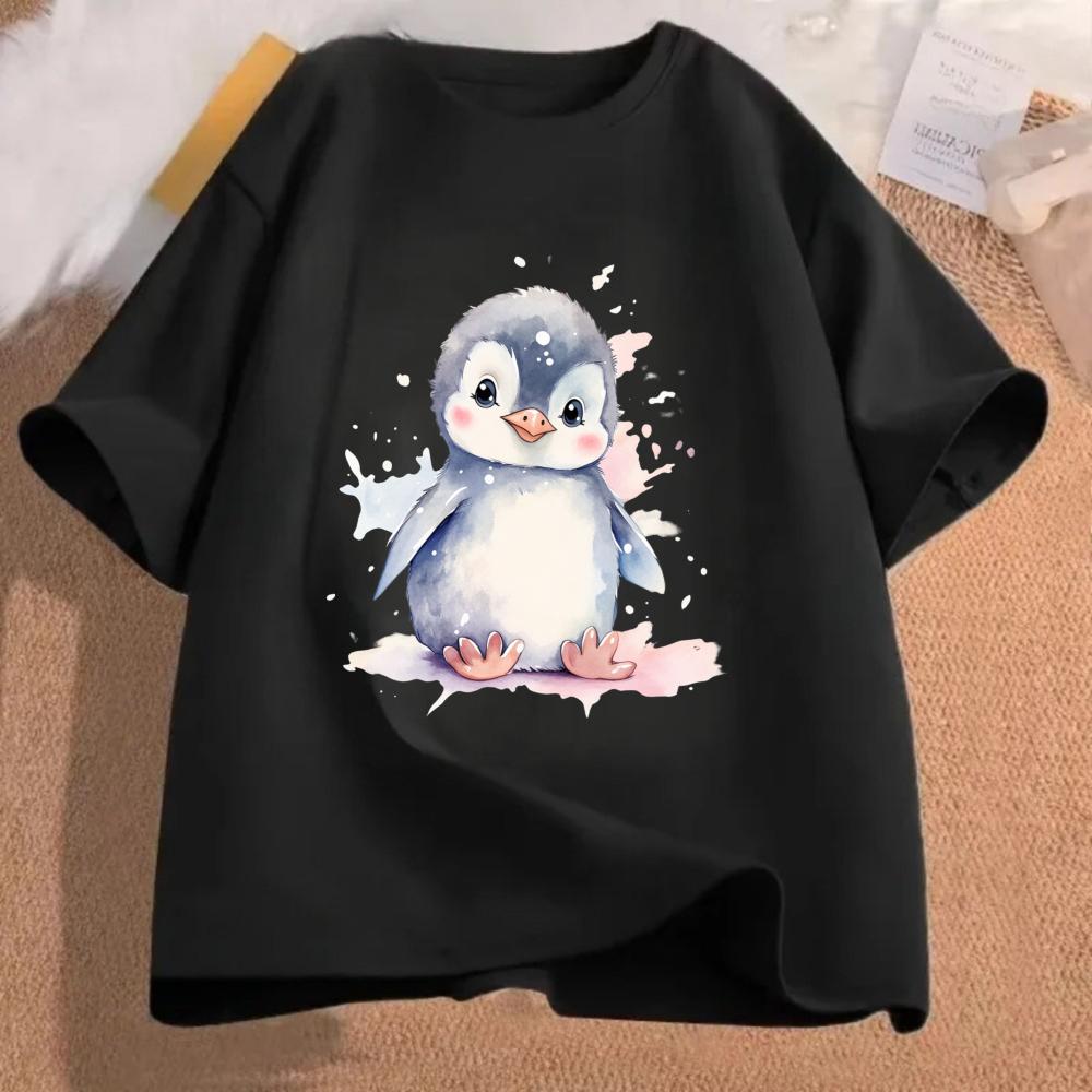 Vintage Watercolor Penguin TShirt Cute Animal Graphic Cotton Short Sleeve Tee Retro Casual Top for Women T Shirt Y2k Top 3XL
Vintage Watercolor Penguin TShirt Cute Animal Graphic Cotton Short Sleeve Tee Retro Casual Top for Women T Shirt Y2k Top 3XL