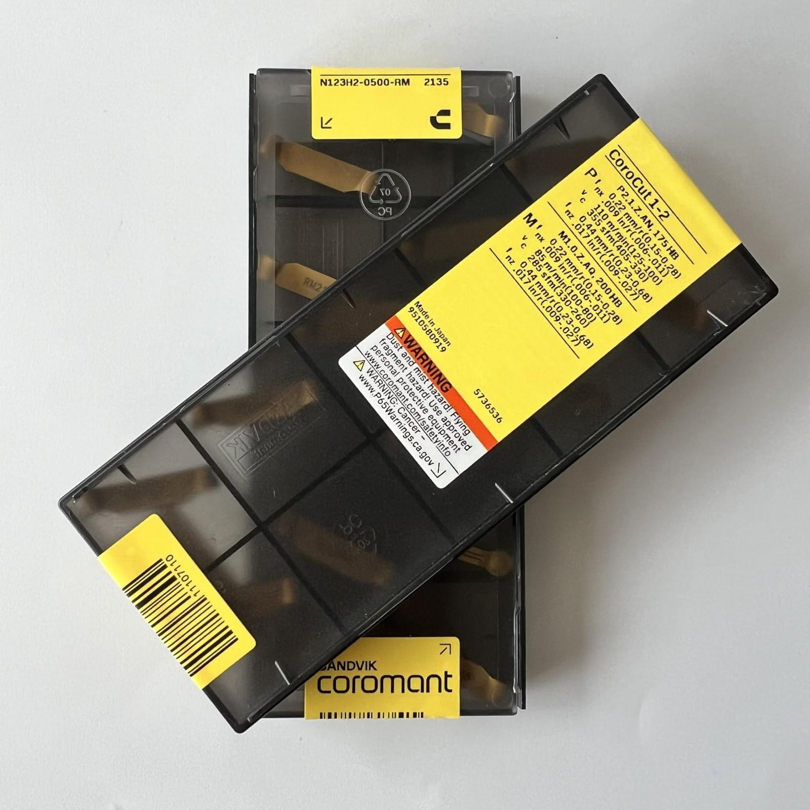 SANDVIK / N123H2-0500-RM 2135 / Original Swedish hard alloy blade 10 Pcs
SANDVIK / N123H2-0500-RM 2135 / Original Swedish hard alloy blade 10 Pcs