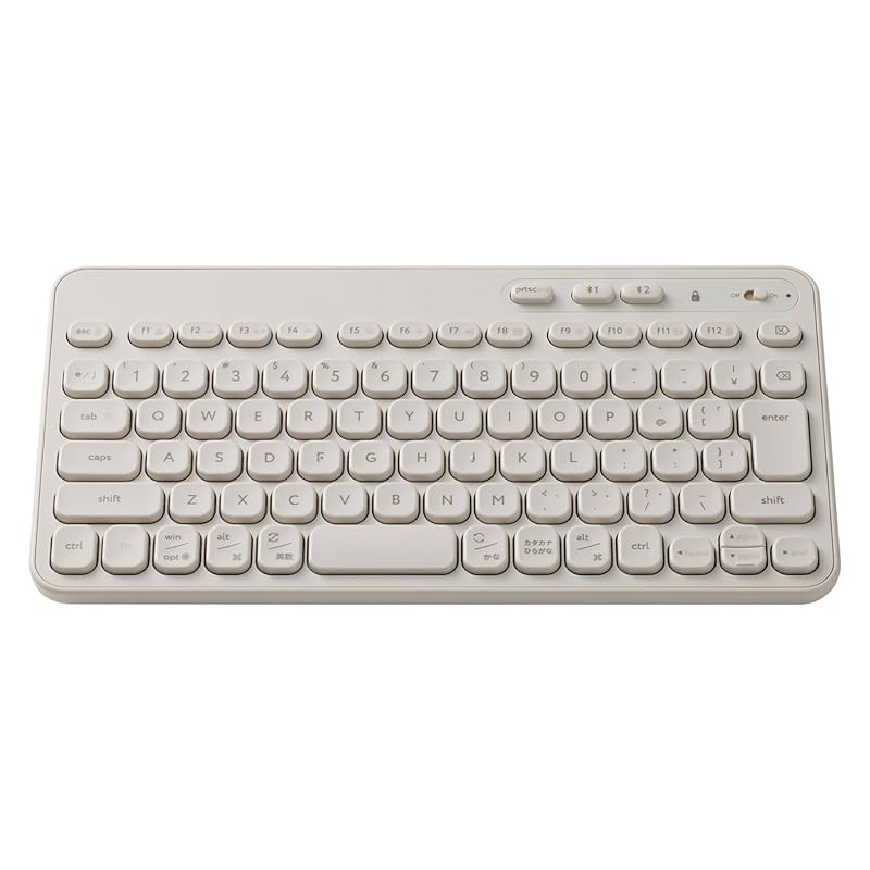 ELECOM wireless keyboard Bluetooth membrane type compact Switching between two devices Caps Equipped with Lock function disable switch OS automatic
ELECOM wireless keyboard Bluetooth membrane type compact Switching between two devices Caps Equipped with Lock function disable switch OS automatic