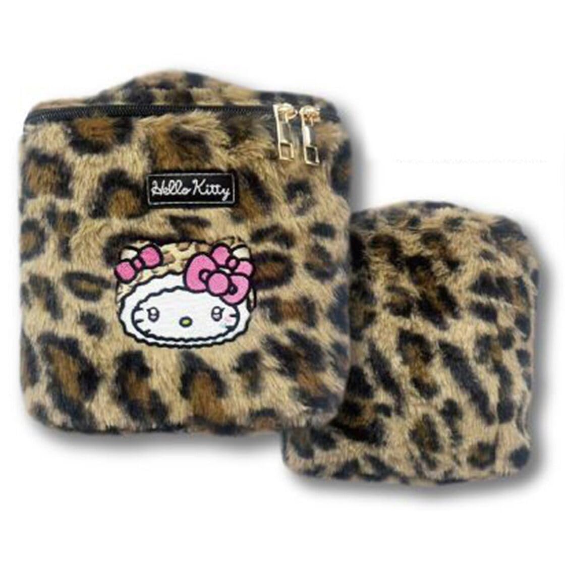 Hatayama Shoji Sanrio Vanity Pouch with Mirror, Leopard Print Cosmetic Pouch, Large Capacity Makeup Pouch, Kitty, Approx. H17 x W17 x D17cm
Hatayama Shoji Sanrio Vanity Pouch with Mirror, Leopard Print Cosmetic Pouch, Large Capacity Makeup Pouch, Kitty, Approx. H17 x W17 x D17cm