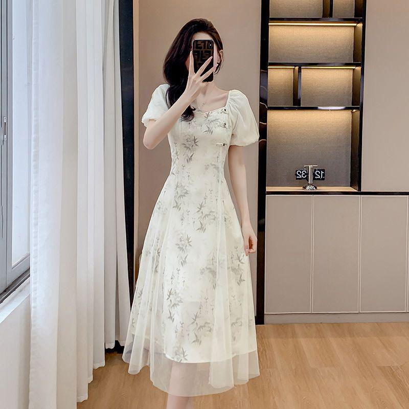 2026 Summer New Chinese Style Elegant National Fashion Long Printed Dress M
2026 Summer New Chinese Style Elegant National Fashion Long Printed Dress M