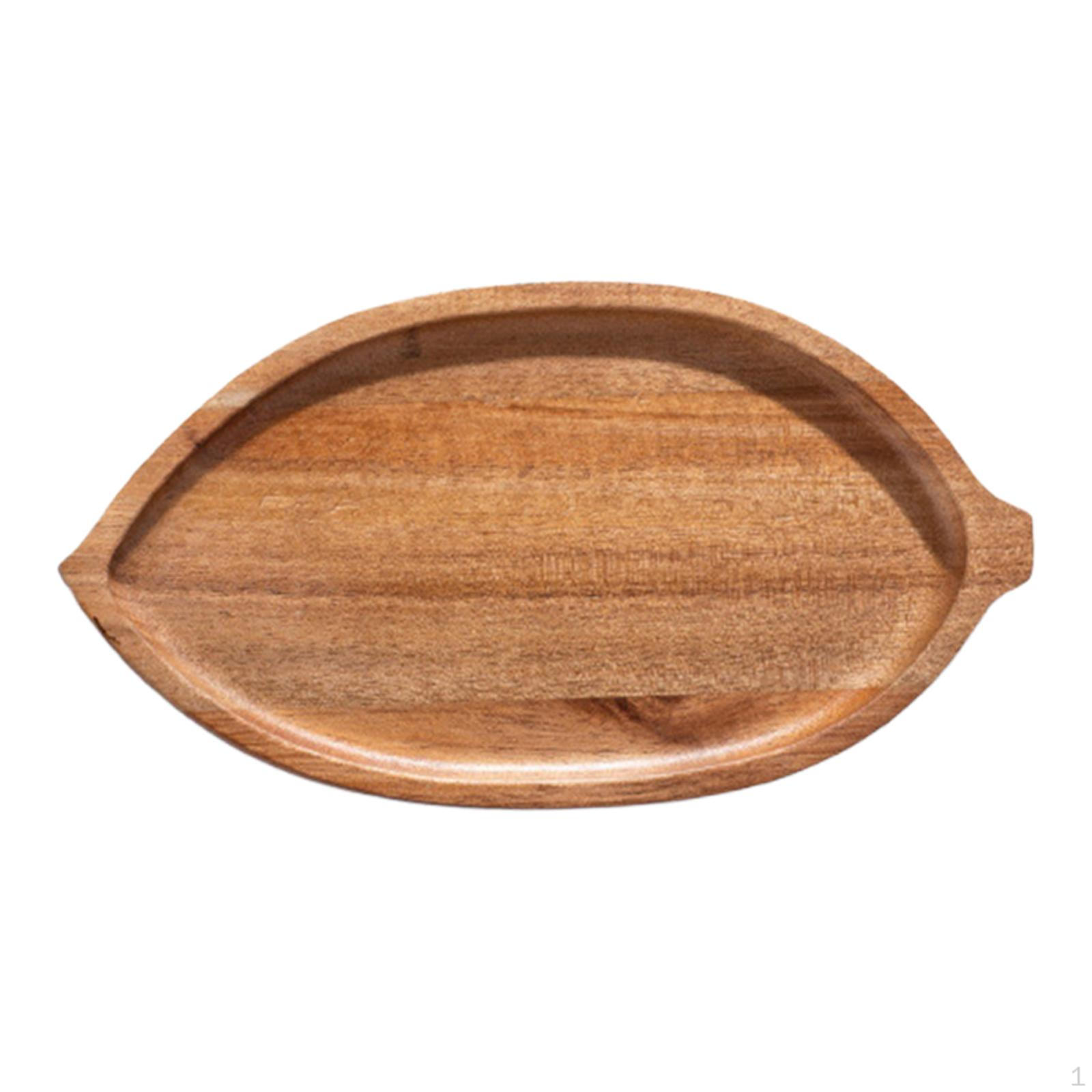 Dessert Plate Leaf Shaped Wood Serving Tray Organizer Food Platter Heat Resistant Design Suitable small leaves
Dessert Plate Leaf Shaped Wood Serving Tray Organizer Food Platter Heat Resistant Design Suitable small leaves