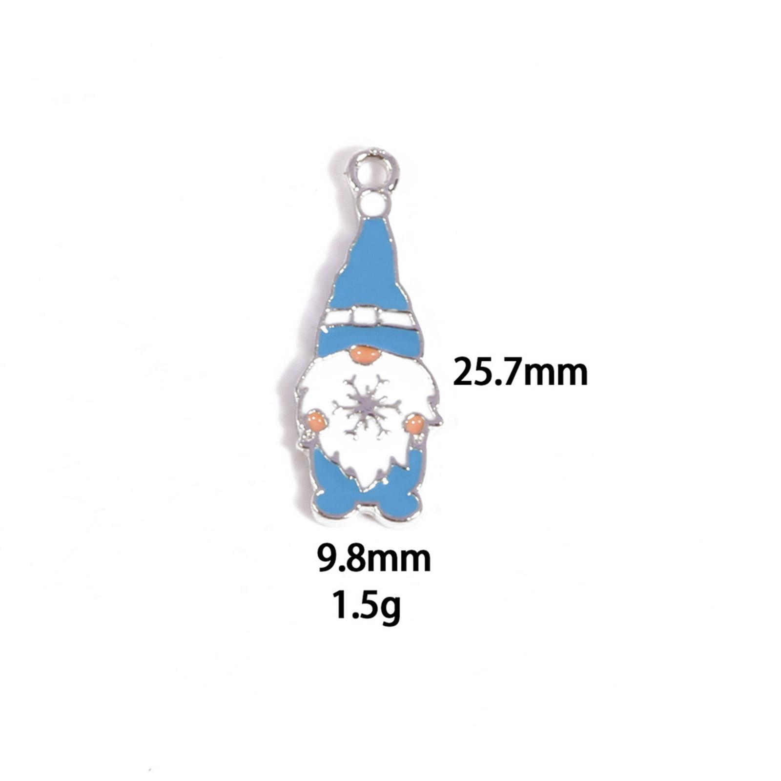 10 Pcs Zinc Based Alloy Charms Winter Style White & Blue Enamel Penguin Polar Bear Santa Claus Pendants For DIY Jewelry Making Silver
10 Pcs Zinc Based Alloy Charms Winter Style White & Blue Enamel Penguin Polar Bear Santa Claus Pendants For DIY Jewelry Making Silver