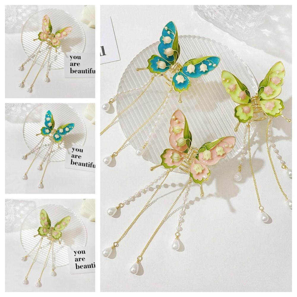 Convallaria Orchid Pearl Tassel Hair Claw Zinc Zinc Alloy Butterfly Jewelry Exquisite Girls синий
Convallaria Orchid Pearl Tassel Hair Claw Zinc Zinc Alloy Butterfly Jewelry Exquisite Girls синий