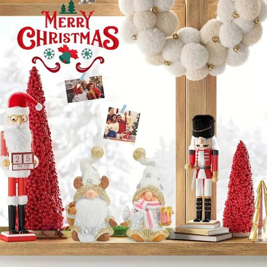 Yousheng Christmas Gnomes Decorations Hand-Painted Figurine Eye-Catching Ornament Home Table Statues Party Decor Womens B
Yousheng Christmas Gnomes Decorations Hand-Painted Figurine Eye-Catching Ornament Home Table Statues Party Decor Womens B