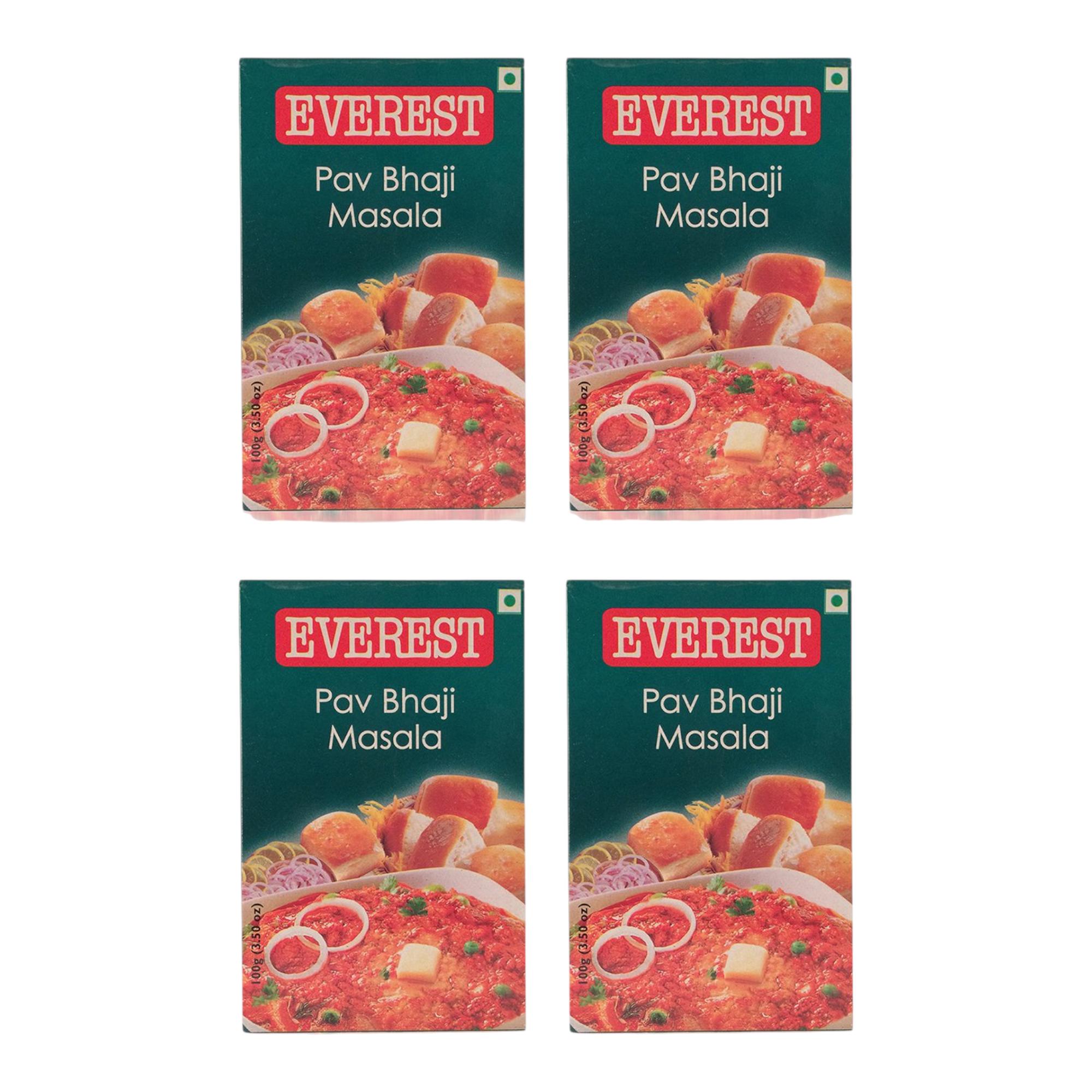 Everest Pav Bhaji Masala 100 Grams X Pack of 4 Authentic Indian Spice Mix for Flavorful Home Cooking
Everest Pav Bhaji Masala 100 Grams X Pack of 4 Authentic Indian Spice Mix for Flavorful Home Cooking