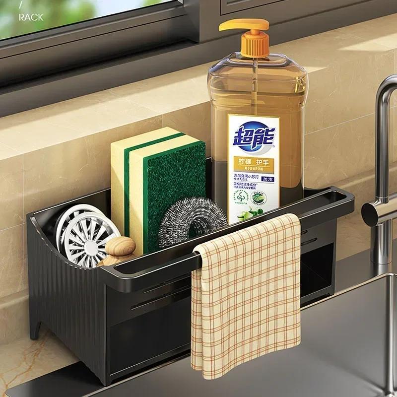 Kitchen Sink Rack with Self-draining Tray Sponge Rag Organizer Bathroom Cosmetic Holder Bathroom Shelf Kitchen Accessories Rack зелёный
Kitchen Sink Rack with Self-draining Tray Sponge Rag Organizer Bathroom Cosmetic Holder Bathroom Shelf Kitchen Accessories Rack зелёный