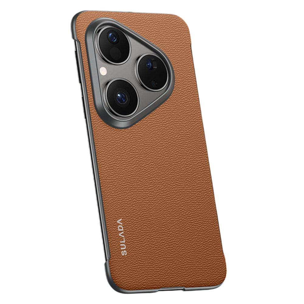 SULADA For Huawei Pura 80 Case Genuine Cow Leather Frameless Phone Back Cover Brown
SULADA For Huawei Pura 80 Case Genuine Cow Leather Frameless Phone Back Cover Brown