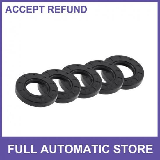 Oil Seal Seal Ring Rotary Shaft Seal NBR Rubber 28x52x8mm Black 5Pcs
Oil Seal Seal Ring Rotary Shaft Seal NBR Rubber 28x52x8mm Black 5Pcs