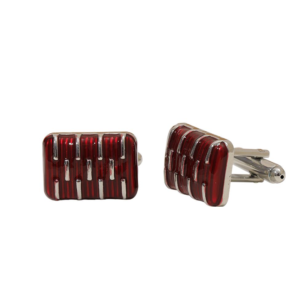 Punk Mens Metal Cigar Square Cufflinks Red Enamel Silver Tone For Shirt Suit Bukle For Formal Jewlery Birthday Gift
Punk Mens Metal Cigar Square Cufflinks Red Enamel Silver Tone For Shirt Suit Bukle For Formal Jewlery Birthday Gift