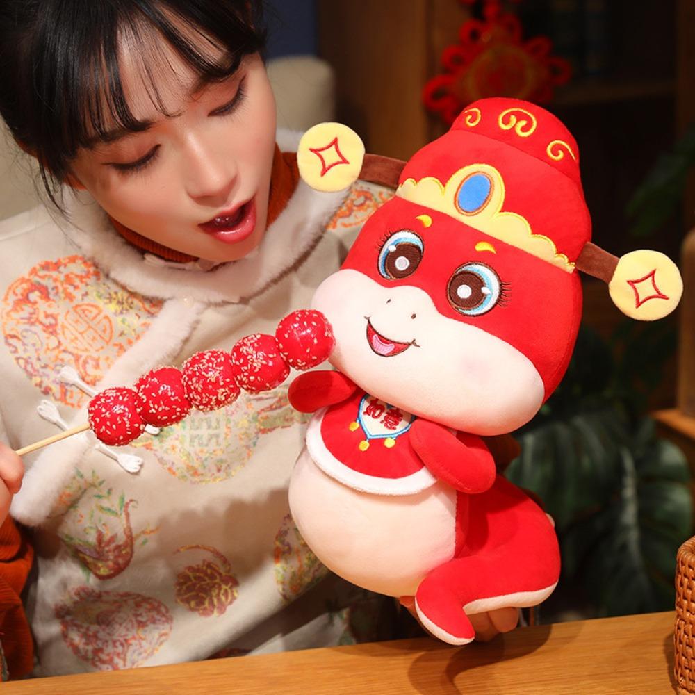 Happy New Year Snake Year Plush Toy Good Luck Lucky Snake Doll Plushies Home Decor 30cm
Happy New Year Snake Year Plush Toy Good Luck Lucky Snake Doll Plushies Home Decor 30cm