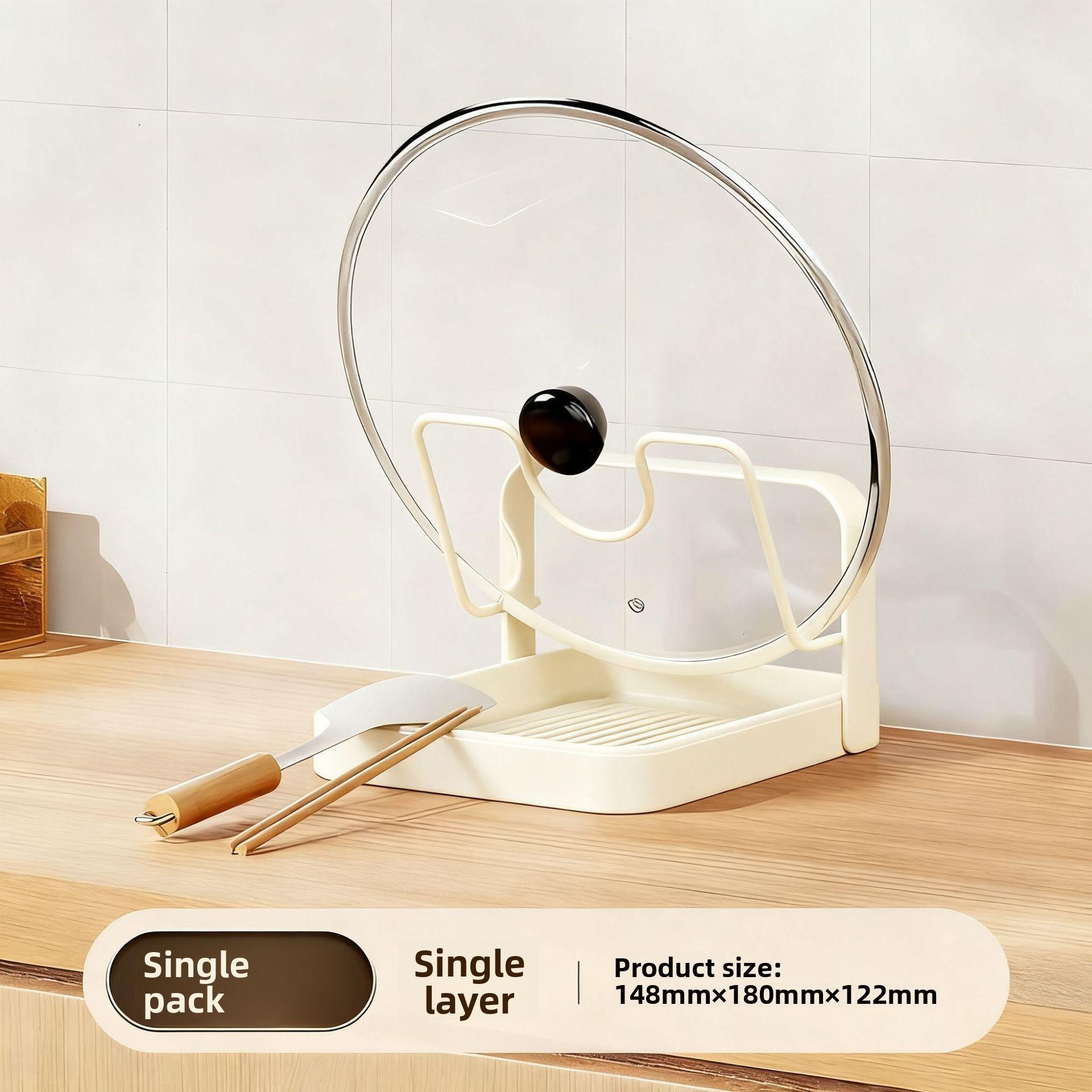 Single/Double Layer Pot Lid Rack Non-slip Large Capacity Cutting Board Holder Draining Kitchen Countertop Storage
Single/Double Layer Pot Lid Rack Non-slip Large Capacity Cutting Board Holder Draining Kitchen Countertop Storage