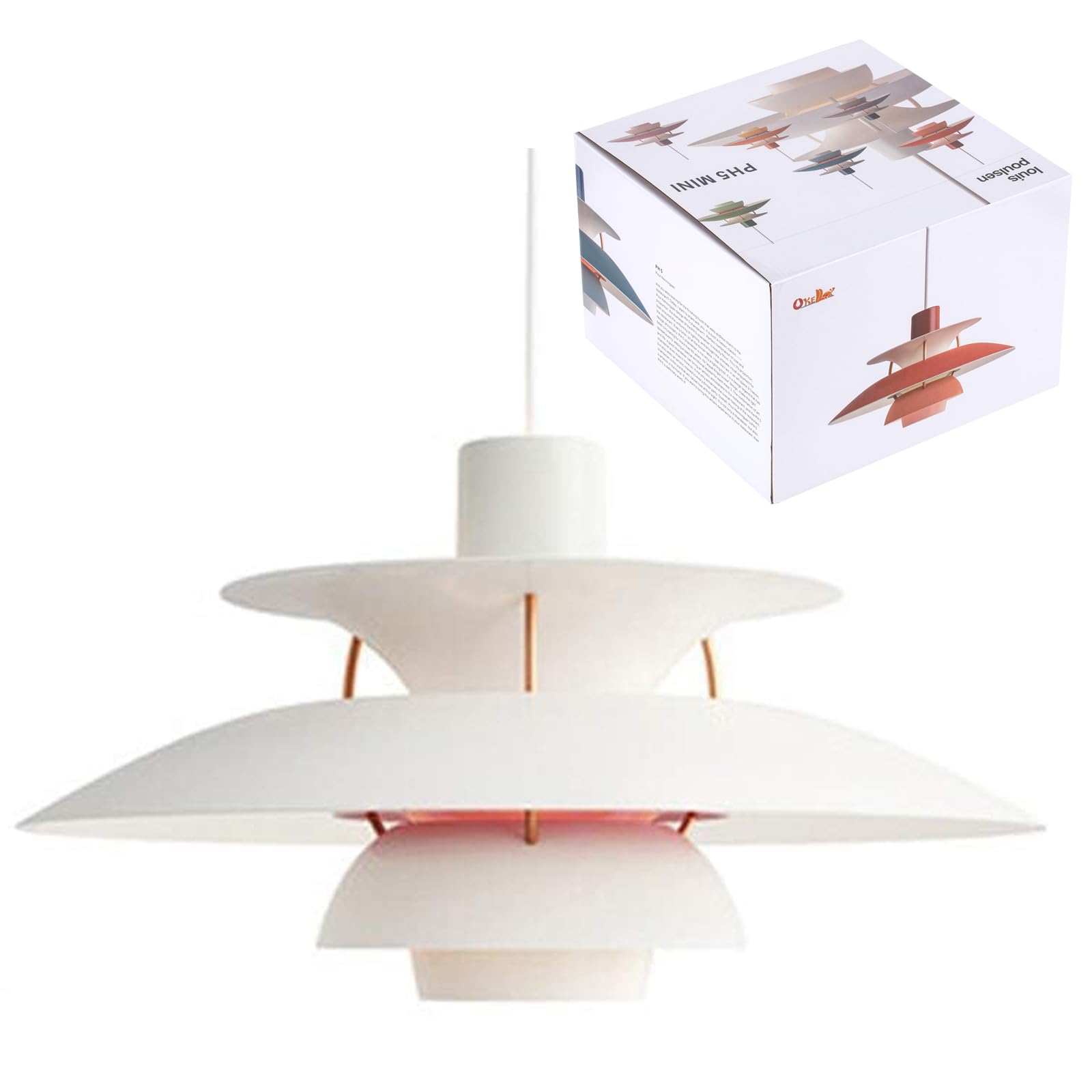 PH5mini Nordic UFO Chandelier, Floating Pendant Lighting, Popular LivingDiningBedroom Lighting Fixture, Suitable for 6-9 Tatami Rooms, E27 Bulb (Bulb
PH5mini Nordic UFO Chandelier, Floating Pendant Lighting, Popular LivingDiningBedroom Lighting Fixture, Suitable for 6-9 Tatami Rooms, E27 Bulb (Bulb