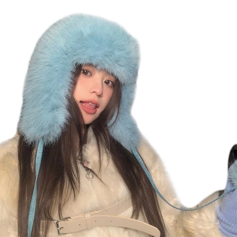 Warm Hooded Ushanka Hat Stylish Caps Headwear Winter Accessory for Women and Girls Winter Stylish Headwear небо синє кольору
Warm Hooded Ushanka Hat Stylish Caps Headwear Winter Accessory for Women and Girls Winter Stylish Headwear небо синє кольору