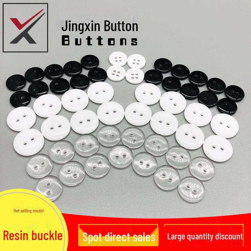 Transparent Resin Buttons for Shirts and Collars: Black & White for Children s Clothing
Transparent Resin Buttons for Shirts and Collars: Black & White for Children s Clothing