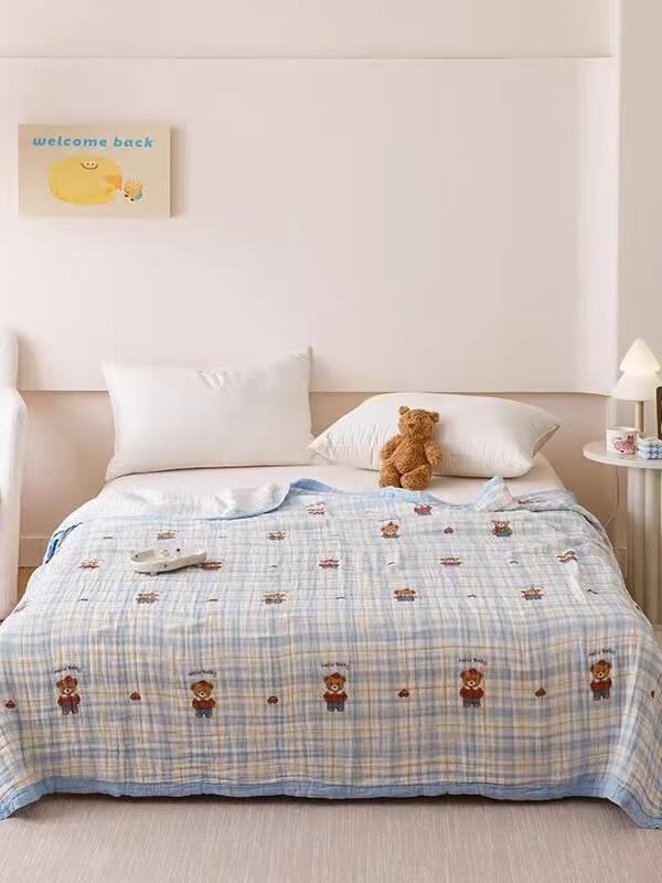 Baby & Toddler 6-Layer Cotton Muslin Blanket
Baby & Toddler 6-Layer Cotton Muslin Blanket