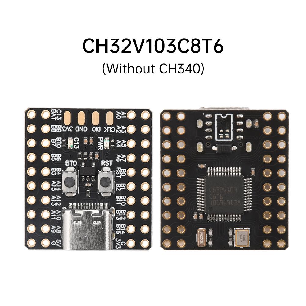 STM32F103C6T6A STM32F103C8T6 CH32V103C8T6 Міні-плата розробки мікроконтролера Архітектура ARM Мінімальна системна плата Type-C
STM32F103C6T6A STM32F103C8T6 CH32V103C8T6 Міні-плата розробки мікроконтролера Архітектура ARM Мінімальна системна плата Type-C