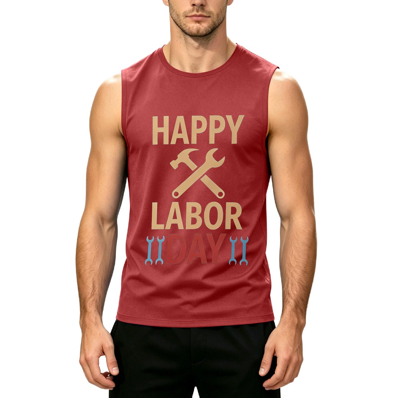 Men’s Sleeveless Casual Tank Top with Happy Labor Day Print Relaxed Fit Comfortable Crew Neck Shirt for Everyday Wear XL червоний
Men’s Sleeveless Casual Tank Top with Happy Labor Day Print Relaxed Fit Comfortable Crew Neck Shirt for Everyday Wear XL червоний