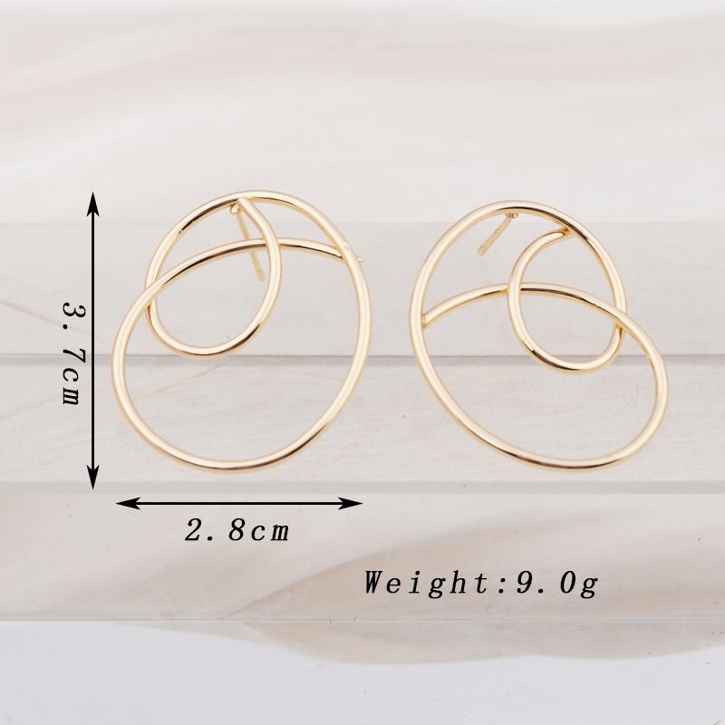 Irregular Geometry Metal Drop Earrings for Women Golden Color European Hollow Out Vintage Round Circle Dangle Earrings Zircon
Irregular Geometry Metal Drop Earrings for Women Golden Color European Hollow Out Vintage Round Circle Dangle Earrings Zircon