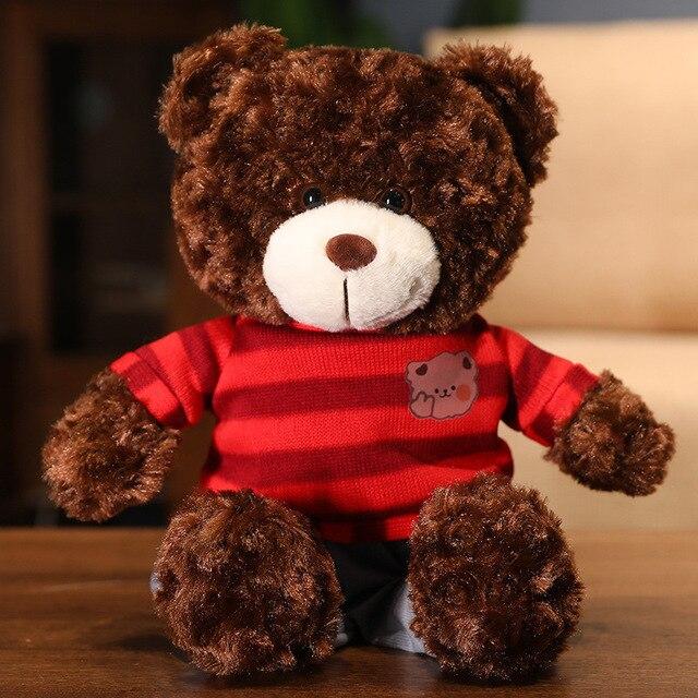 Kawaii милый кудрявый плюшевый мишка с одеждой, игрушки Peluche, милые куклы-медведи, мягкая подушка с животными, подарок для маленьких девочек
Kawaii милый кудрявый плюшевый мишка с одеждой, игрушки Peluche, милые куклы-медведи, мягкая подушка с животными, подарок для маленьких девочек