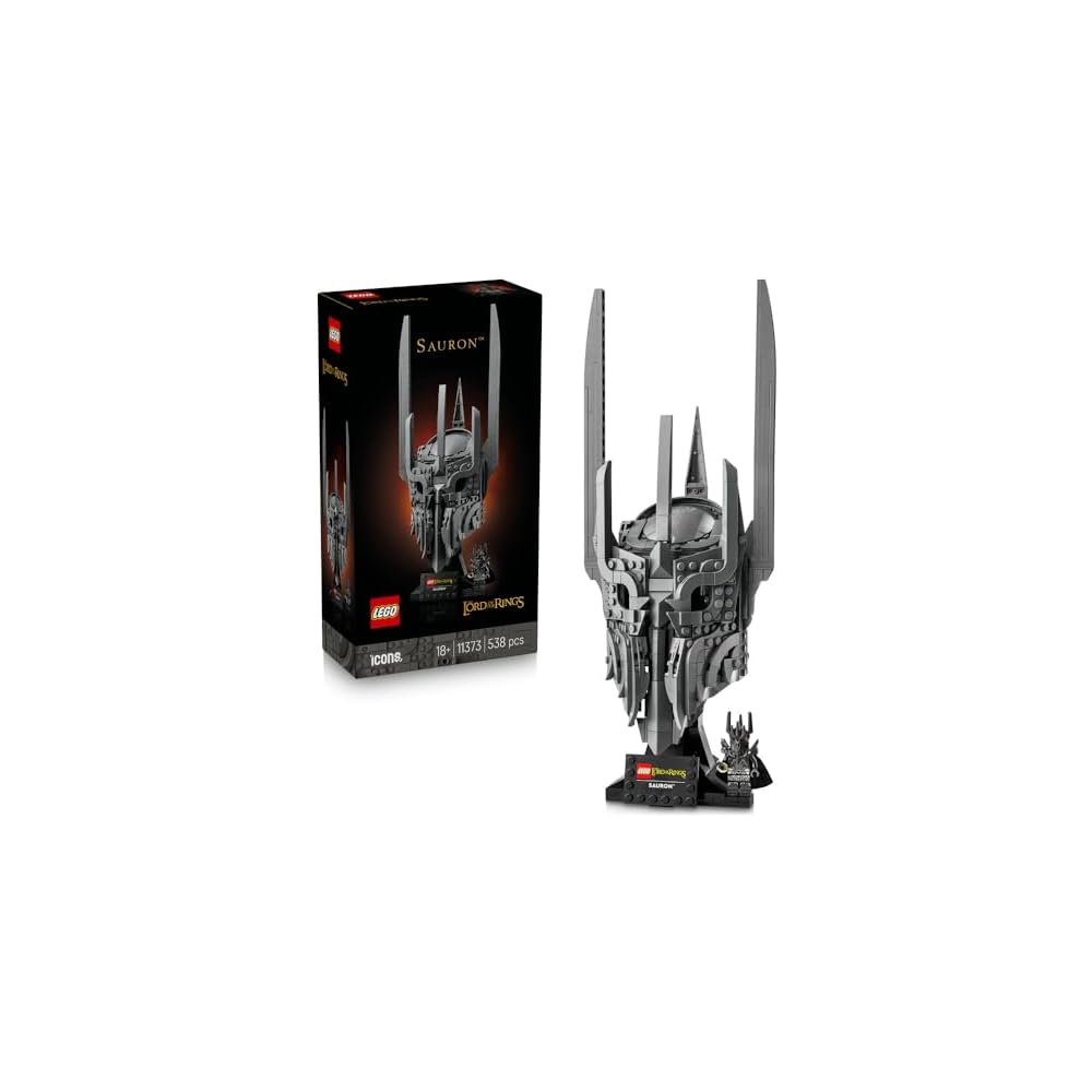 LEGO Icons Lord of the Rings Sauron s Helmet Toy Building Blocks Set 11373
LEGO Icons Lord of the Rings Sauron s Helmet Toy Building Blocks Set 11373
