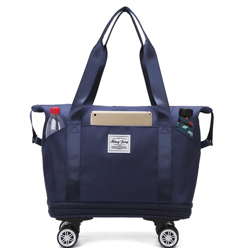 Студенти можуть розширювати модні сумки для зберігання з сухим і вологим відділеннями для коротких поїздок темно-синього кольору
Студенти можуть розширювати модні сумки для зберігання з сухим і вологим відділеннями для коротких поїздок темно-синього кольору