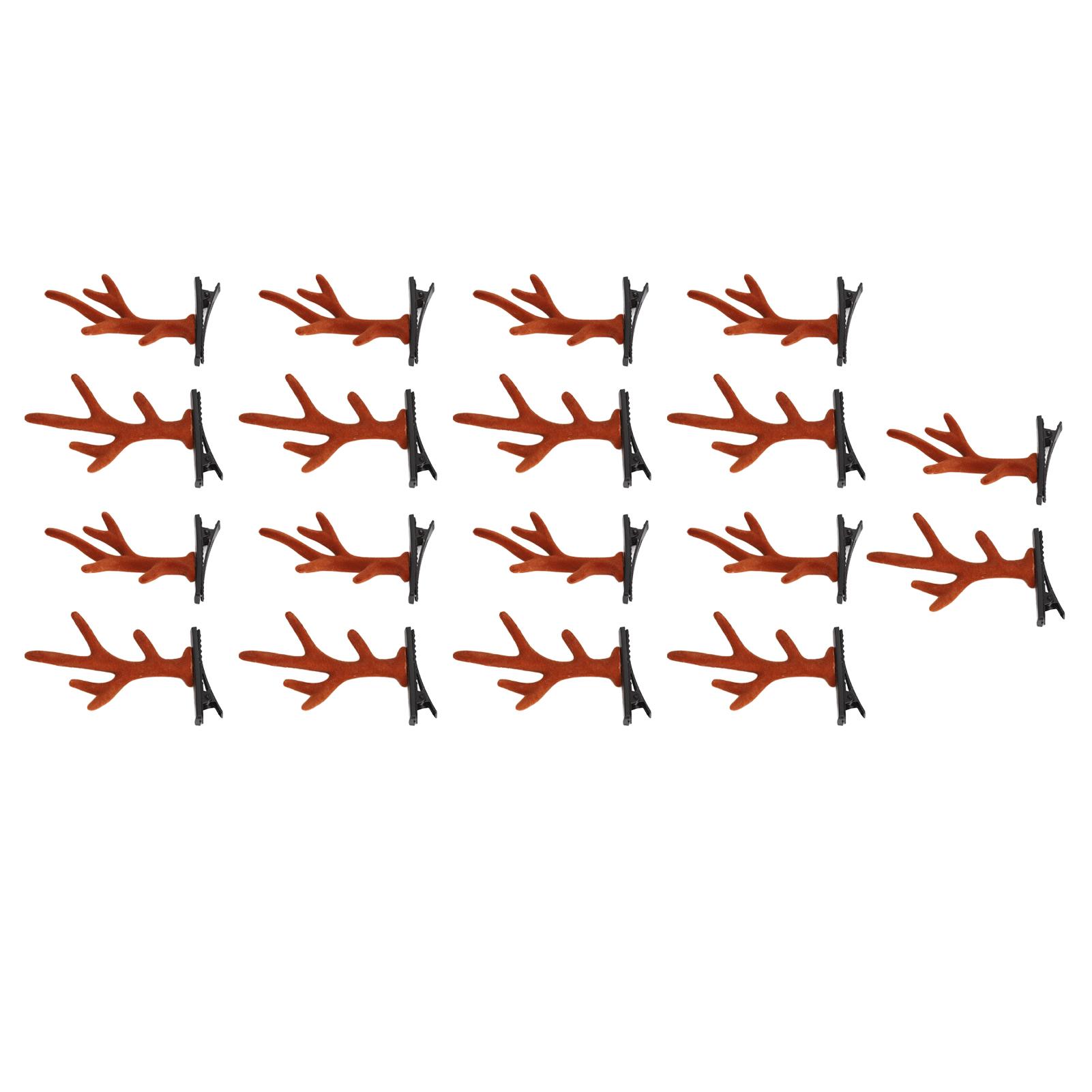 9 Pairs Reindeer Christmas Hairpin Lovely Reindeer Antlers Hair Clip for Party Brown
9 Pairs Reindeer Christmas Hairpin Lovely Reindeer Antlers Hair Clip for Party Brown