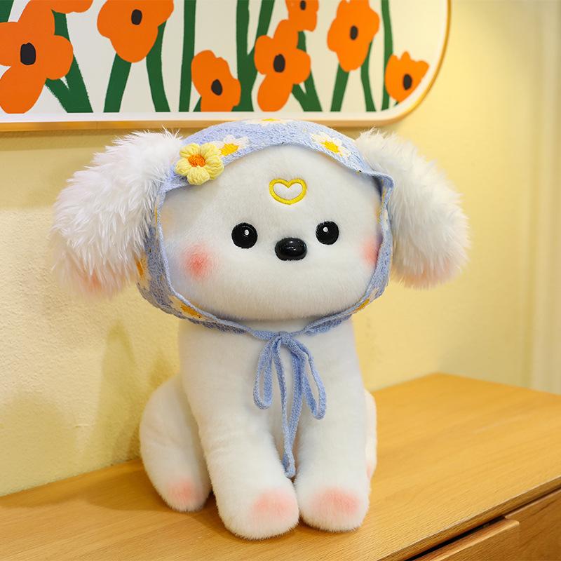 Plush Dog Toy Stuffed Doll Pastoral Headscarf Cartoon Home Decor Couple Gift 30cm/11.81in синій
Plush Dog Toy Stuffed Doll Pastoral Headscarf Cartoon Home Decor Couple Gift 30cm/11.81in синій