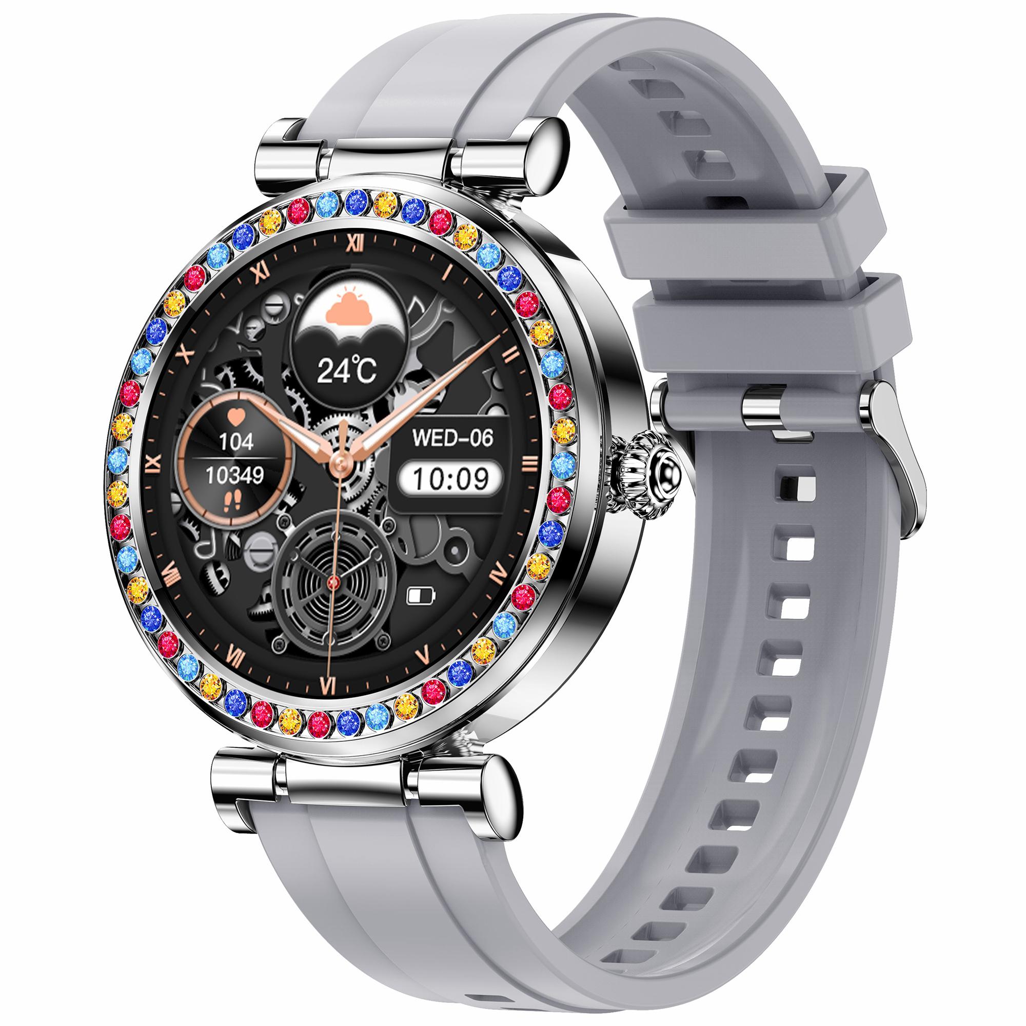 CF30 1,27-дюймовий силіконовий ремінець Жіночий Смарт-годинник з діамантовим декором Моніторинг здоров я Водонепроникний Смарт-браслет Silver
CF30 1,27-дюймовий силіконовий ремінець Жіночий Смарт-годинник з діамантовим декором Моніторинг здоров я Водонепроникний Смарт-браслет Silver