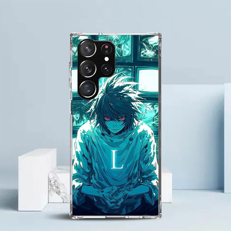 N-Note D-Death L Lawliet Phone Case For Samsung Galaxy S24 S25 Edge S26 Ultra S22 S23 Plus S21 + S20 FE Soft TPU Back Cover Gala Samsung S23 Plus
N-Note D-Death L Lawliet Phone Case For Samsung Galaxy S24 S25 Edge S26 Ultra S22 S23 Plus S21 + S20 FE Soft TPU Back Cover Gala Samsung S23 Plus