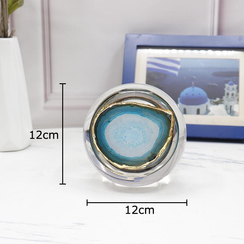 Agate Decorative Crystal Ball Modern Crafts Desk Decoration Geometric Artwork Crystal Ball Ornaments Room Aesthetic Decor
Agate Decorative Crystal Ball Modern Crafts Desk Decoration Geometric Artwork Crystal Ball Ornaments Room Aesthetic Decor