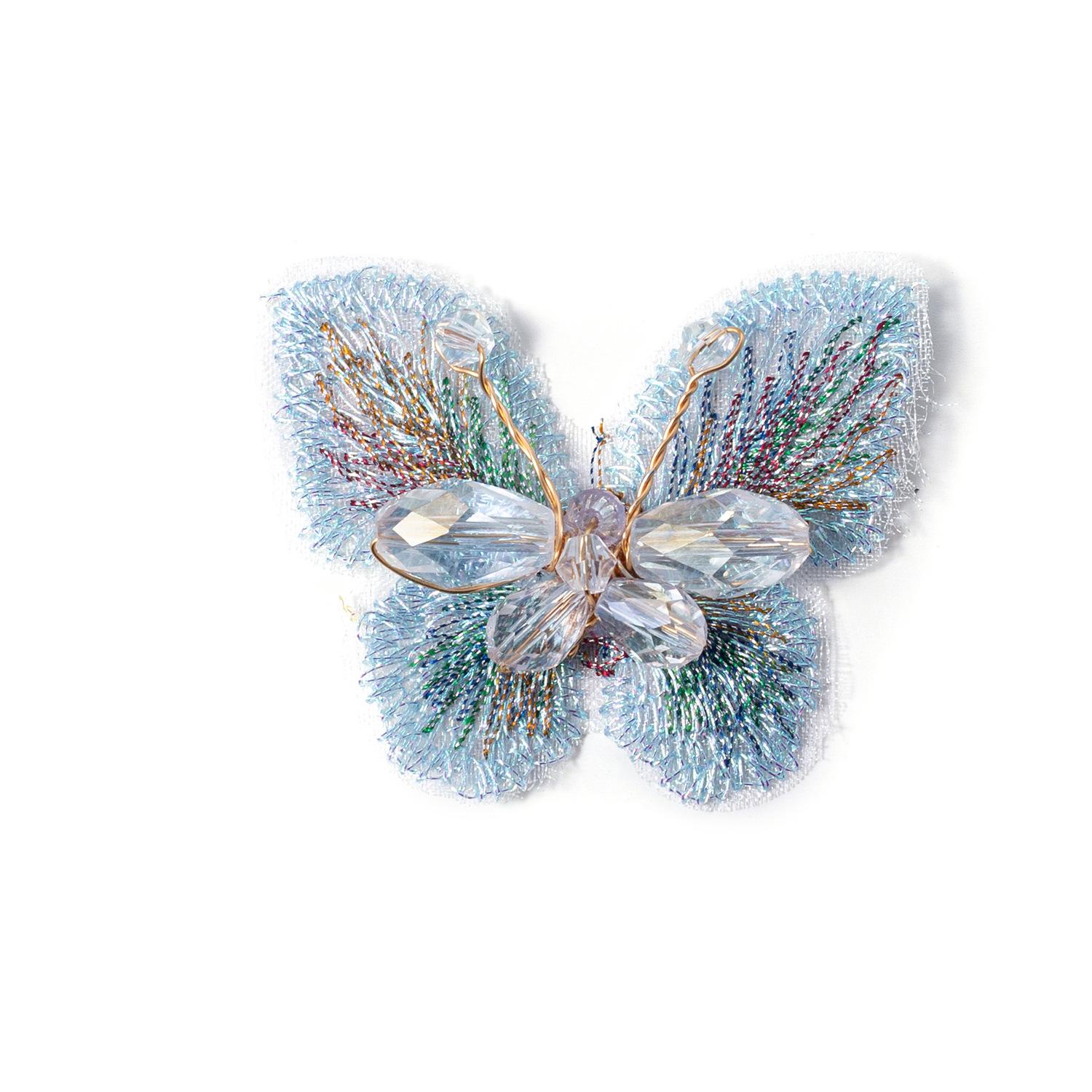 Lace Butterfly Crystal Duckbill Hair Clip - Cute DIY Hairpin Accessory for Girls Off-White Single
Lace Butterfly Crystal Duckbill Hair Clip - Cute DIY Hairpin Accessory for Girls Off-White Single