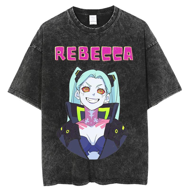 Cyberpunk Edgerunners Hip Hop Washed T-Shirt Women Unisex Streetwear S рожевий/чорний
Cyberpunk Edgerunners Hip Hop Washed T-Shirt Women Unisex Streetwear S рожевий/чорний