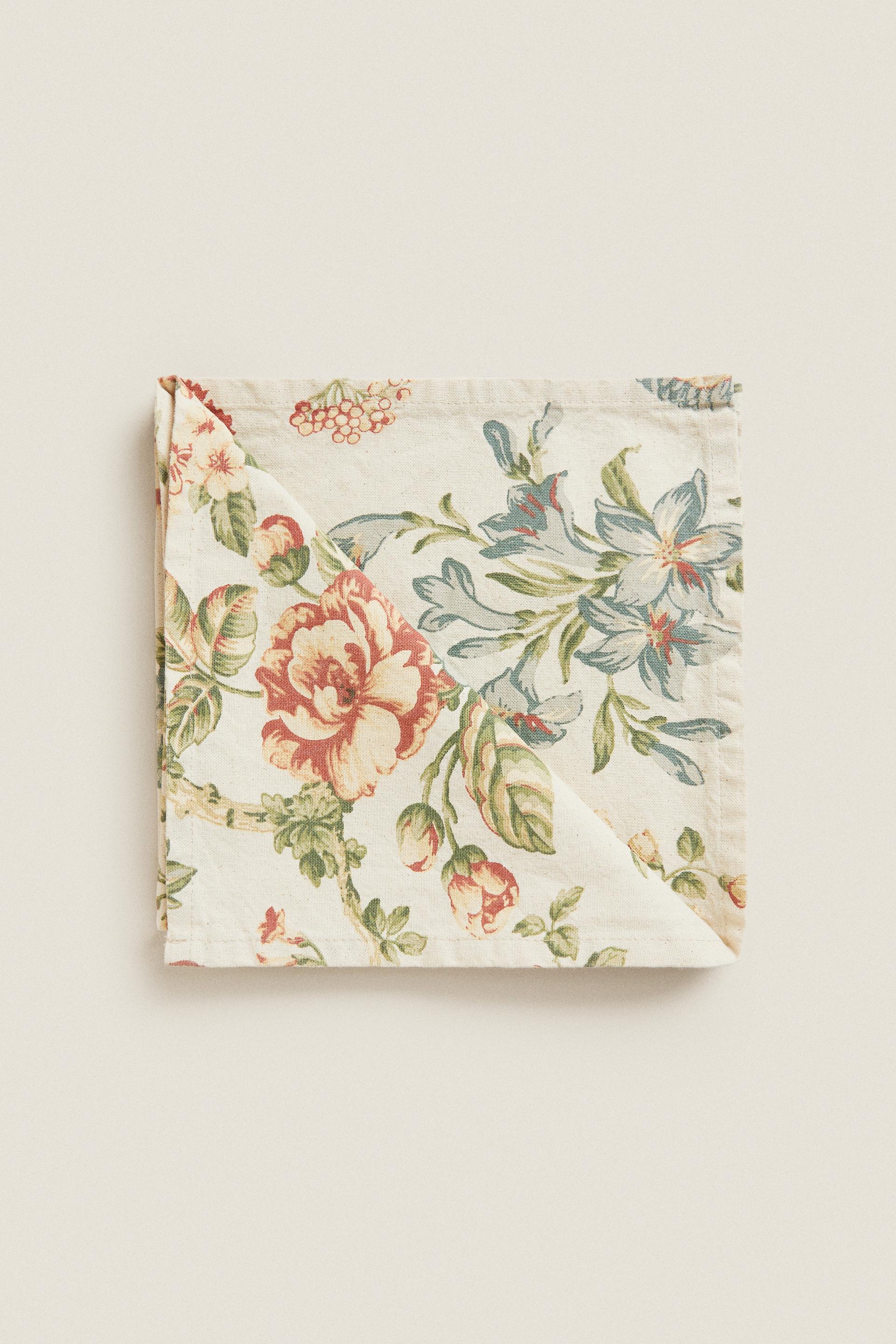 САЛФЕТКА С ЦВЕТОЧНЫМ ПРИНТОМ
САЛФЕТКА С ЦВЕТОЧНЫМ ПРИНТОМ