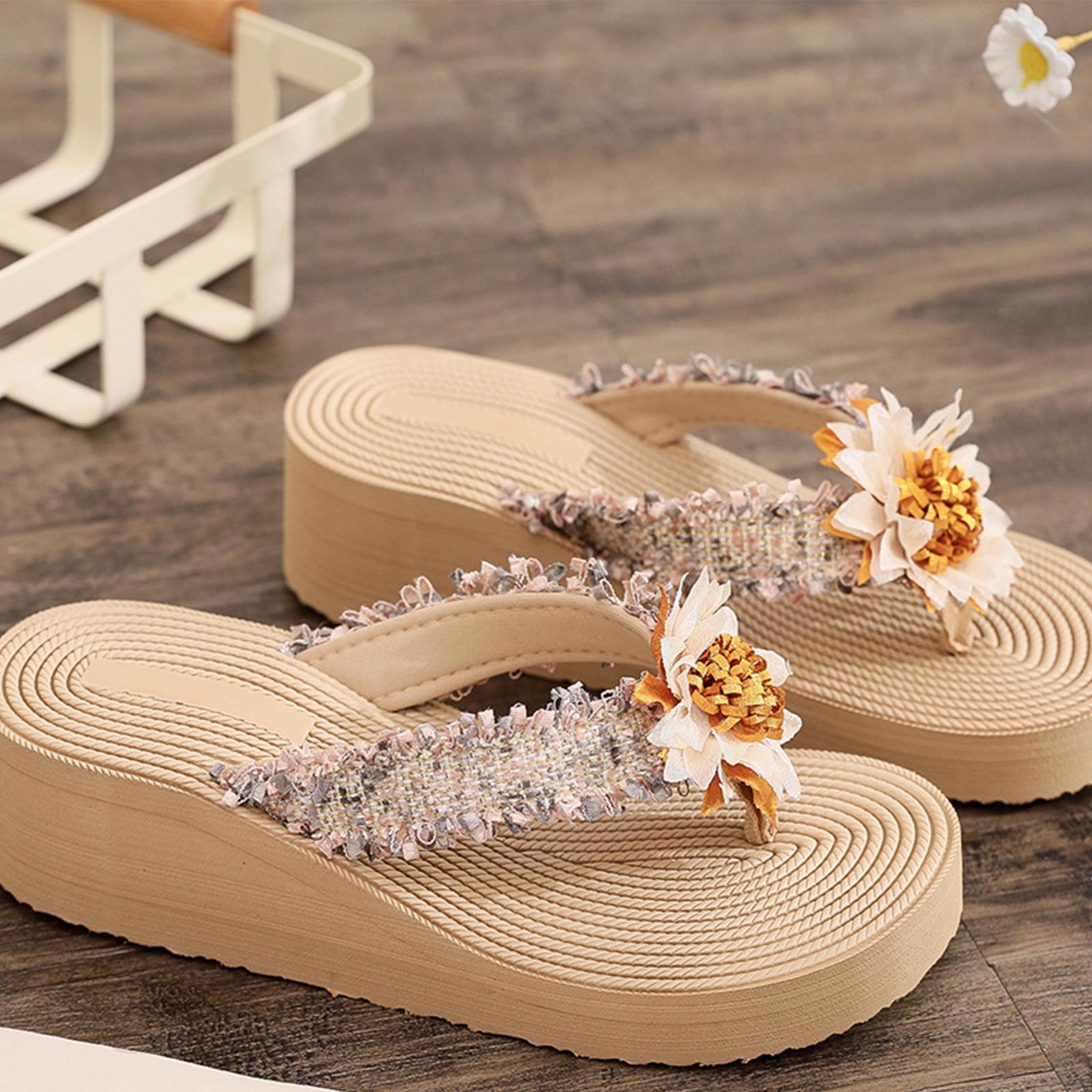 Summer Fragrant Wind Imitation Grass Rope Weaving Stickers Slope Heel Flip flops Beach Shoes 41 жовтий
Summer Fragrant Wind Imitation Grass Rope Weaving Stickers Slope Heel Flip flops Beach Shoes 41 жовтий