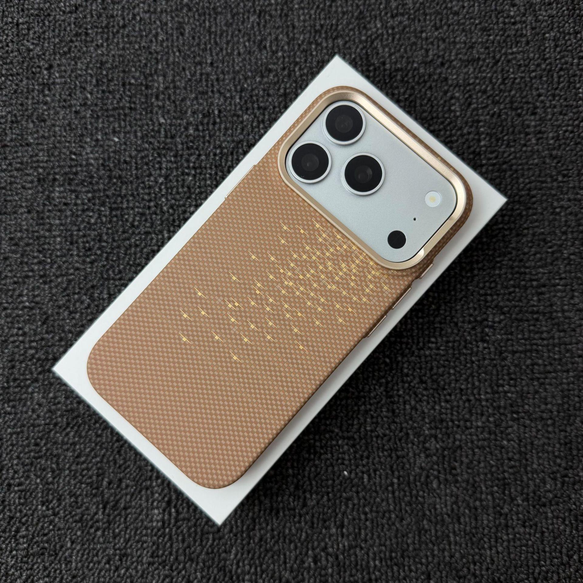 iPhone 17 Pro Max Shimmering Wave Magnetic Kevlar Drop-proof Case 15 PRO
iPhone 17 Pro Max Shimmering Wave Magnetic Kevlar Drop-proof Case 15 PRO