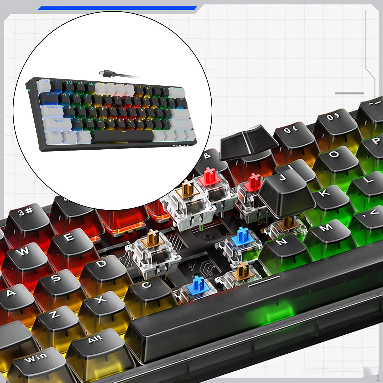 Durable Mechanical Gaming Keyboard Professional Replacement Clear Characters Wear Resistant Compact Grey Black
Durable Mechanical Gaming Keyboard Professional Replacement Clear Characters Wear Resistant Compact Grey Black